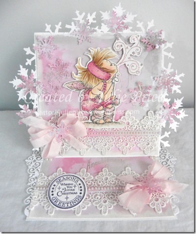 pink fairy  card
