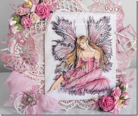 pink fairy closeup